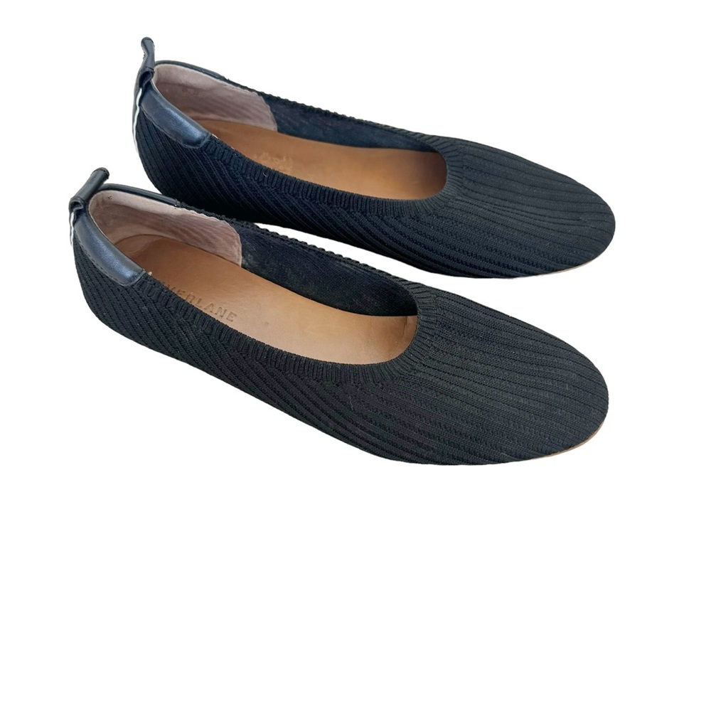 Everlane Black Day Glove ReKnit Flats - Picture 1 of 9